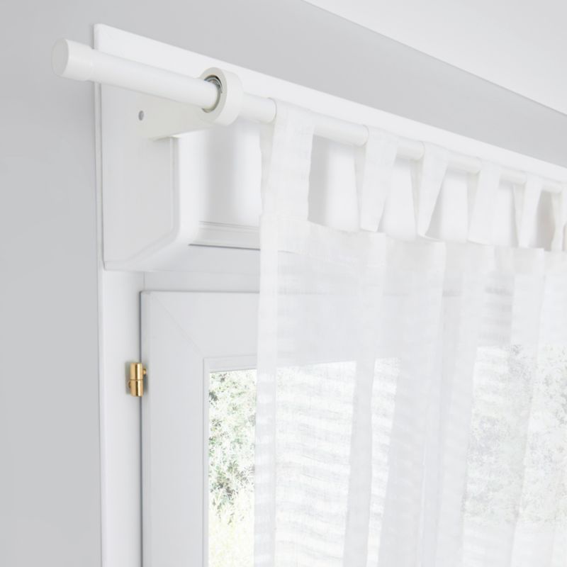 GoodHome Tolok gardin 140 x 260 cm hvid