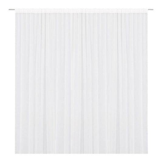 GoodHome Tongi gardin i hør 300 x 300 cm hvid