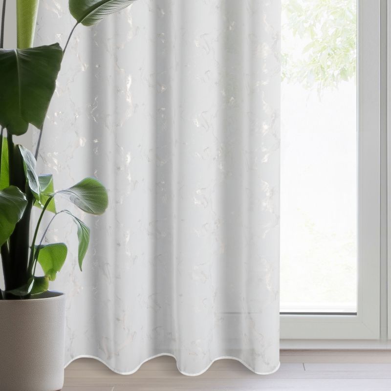 Gardinstof Iva 140 x 270 cm hvid/creme