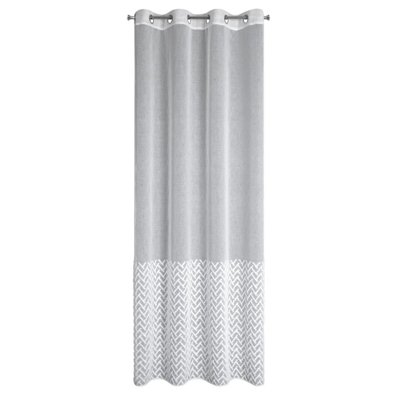 Gardinstof Meli 2 140 x 260 cm hvid