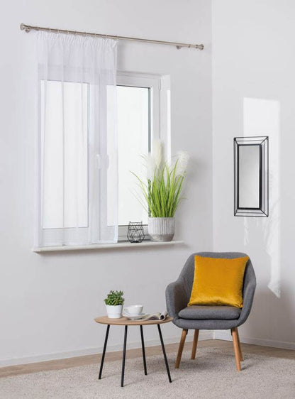 Sofia gardin med tape 140 x 160 cm hvid