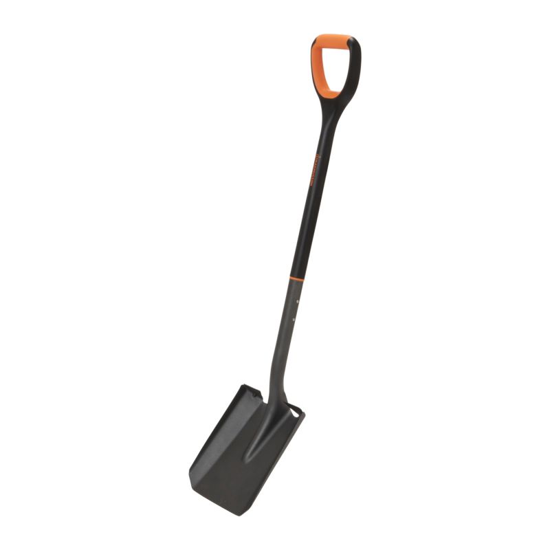 Firkantet Skovl 115 cm RH27SS22 Sort/Orange