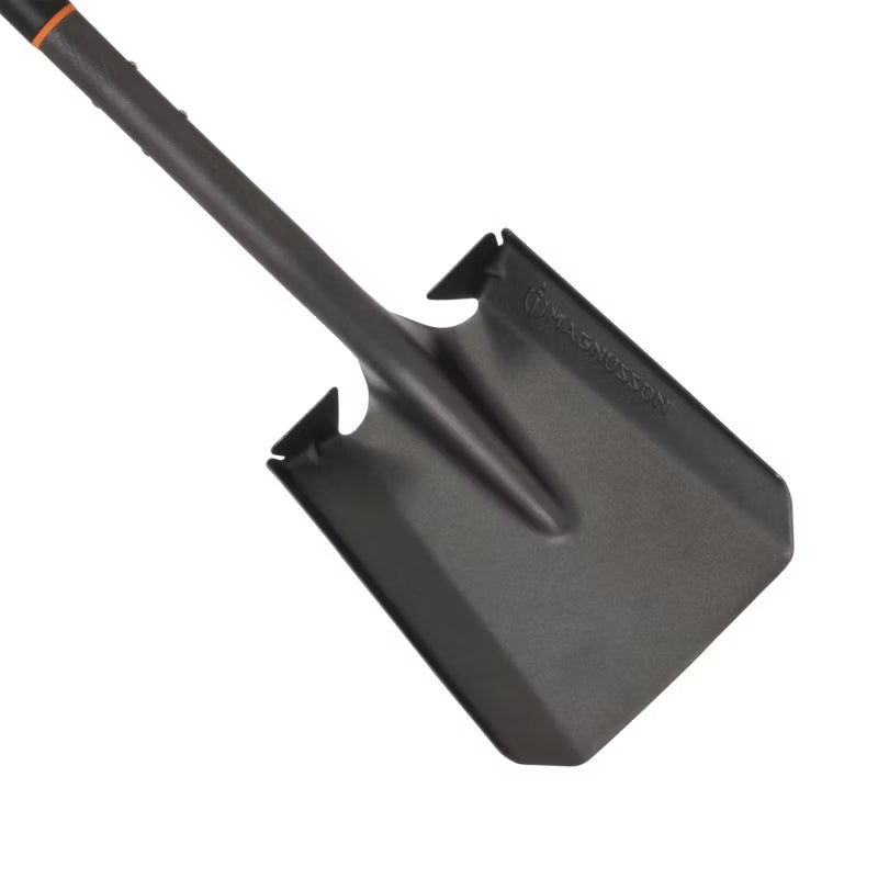 Firkantet Skovl 115 cm RH27SS22 Sort/Orange