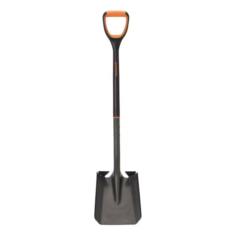 Firkantet Skovl 115 cm RH27SS22 Sort/Orange