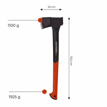 Flækøkse 71 cm Smedet Stål