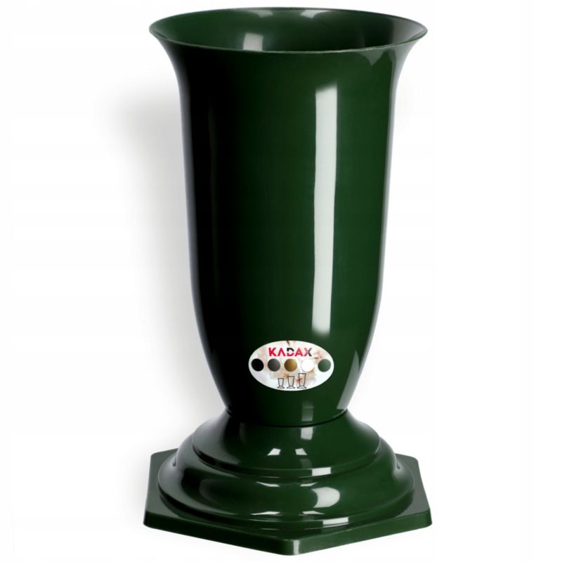 KADAX gravvase grøn 23 cm – 1 stk.