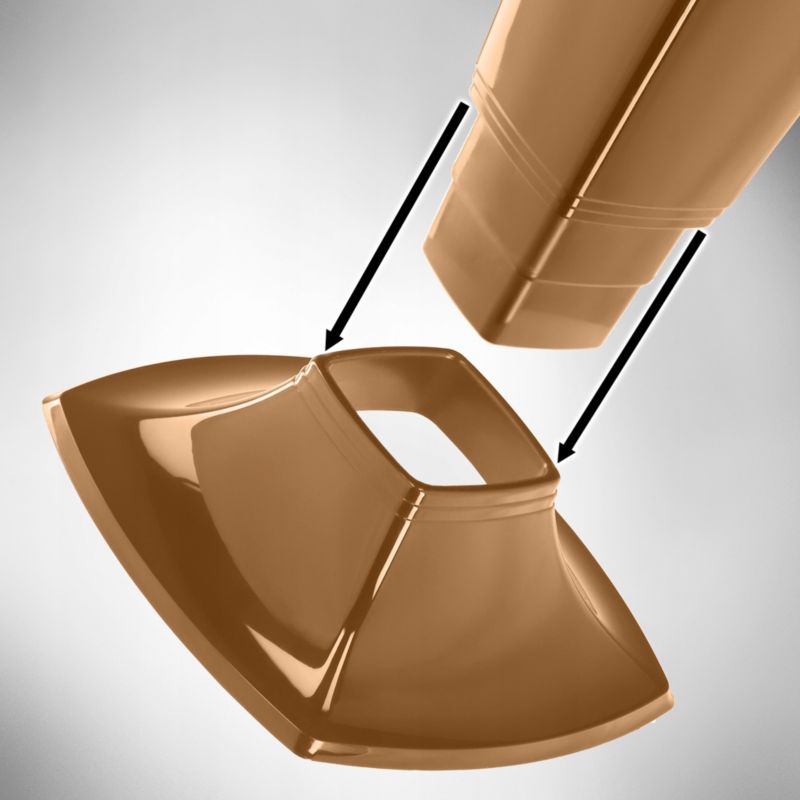 KADAX gravvase 30 cm gul - 1 stk.