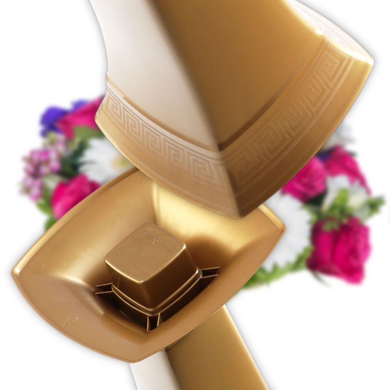 KADAX gravvase 30 cm gul - 1 stk.