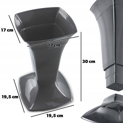 KADAX gravvase 30 cm grafit - 1 stk.