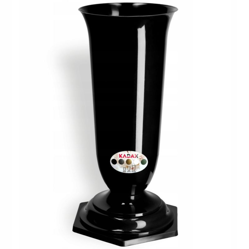 KADAX gravvase flakon med sort fod, 37 cm, 1 stk.