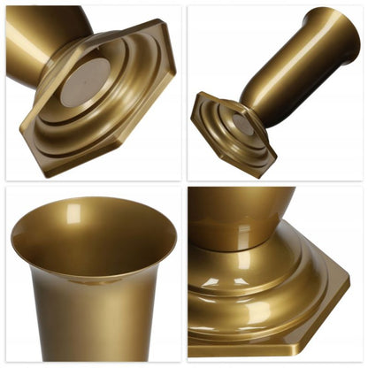 KADAX kirkeflakon vase til gravsted med guldfinish, 37 cm, 1 stk.