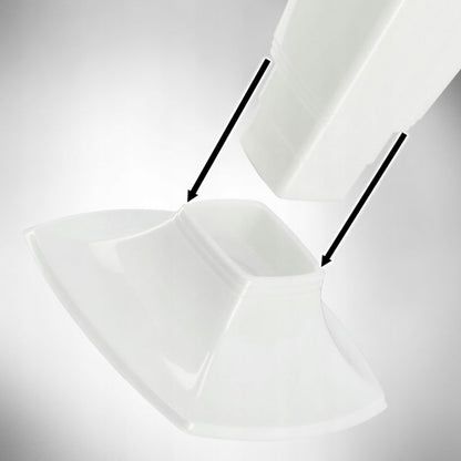 KADAX gravvase 39 cm hvid – elegant og holdbar dekoration til gravstedet, 1 stk.
