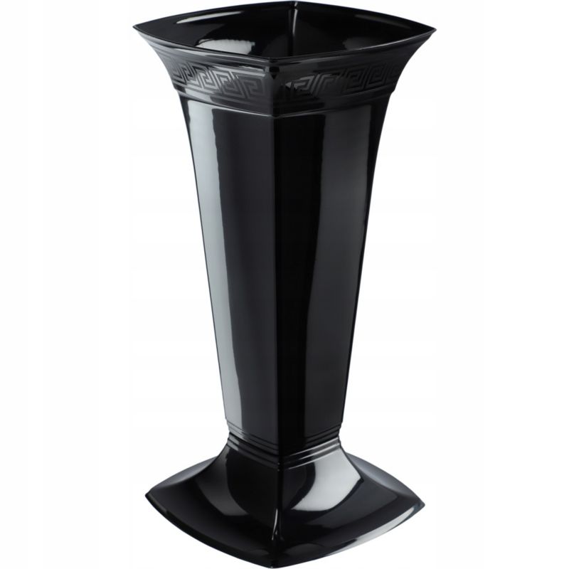 KADAX gravvase til gravsted 39 cm sort, 1 stk.