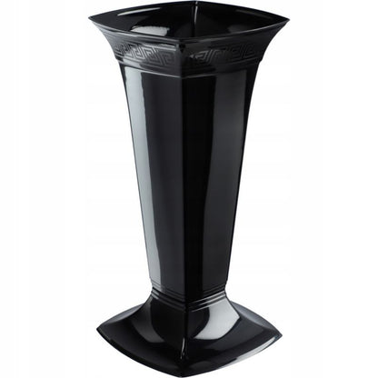 KADAX gravvase til gravsted 39 cm sort, 1 stk.
