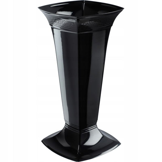 KADAX gravvase til gravsted 39 cm sort, 1 stk.