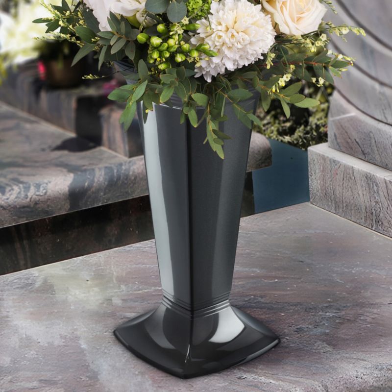 KADAX gravvase 39 cm grafit - 1 stk.