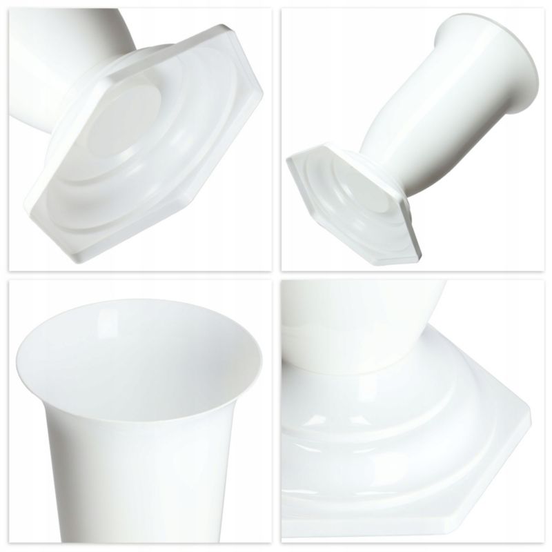 KADAX gravvase hvid 29 cm - 1 stk.