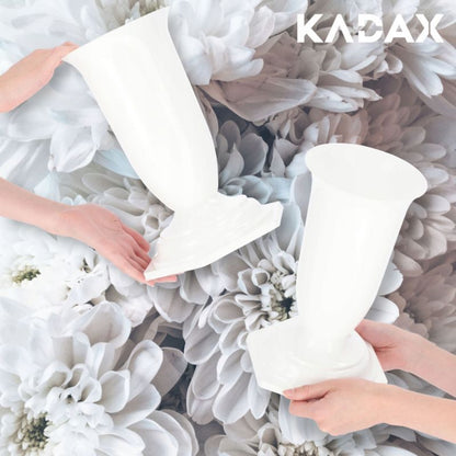 KADAX gravvase hvid 29 cm - 1 stk.