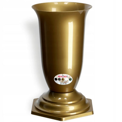 KADAX gravvase i guld, 23 cm, 1 stk.