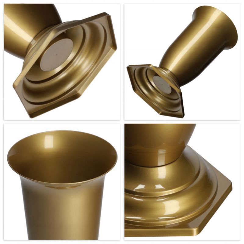KADAX gravvase i guld, 23 cm, 1 stk.