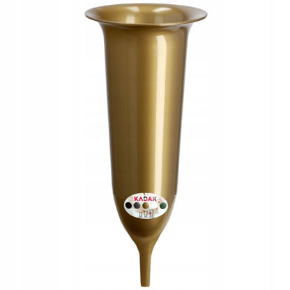 KADAX gravvase med nedstik 23 cm i guld – 1 stk.