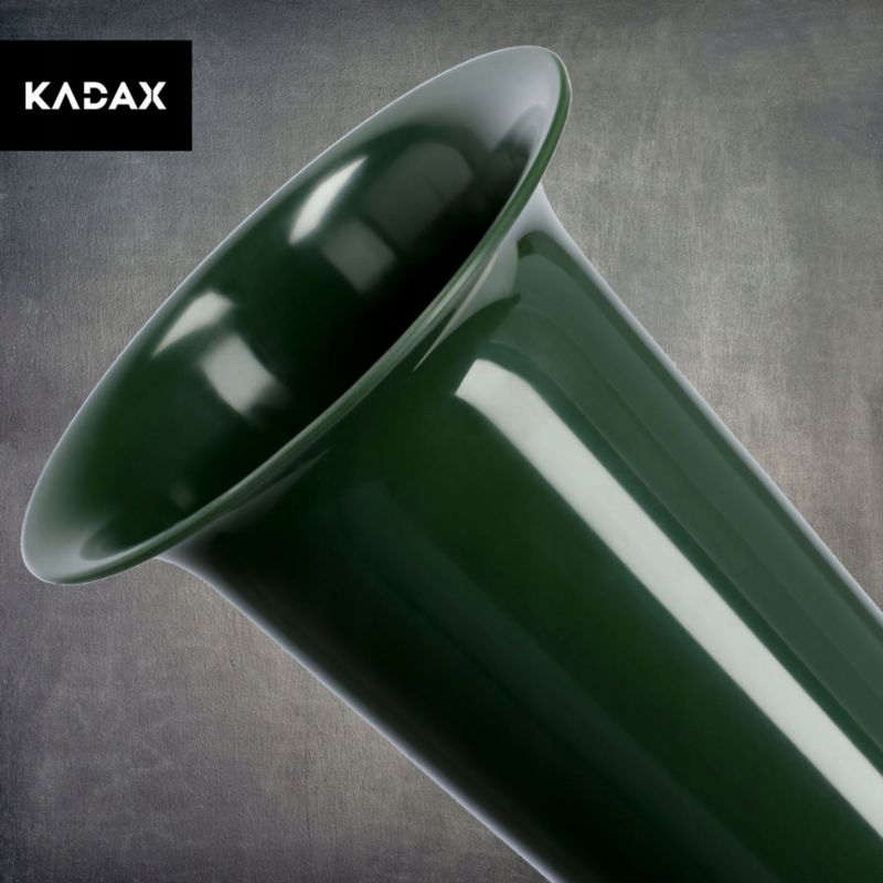 KADAX gravvase med nedstik - 23 cm grøn til blomster, 1 stk.