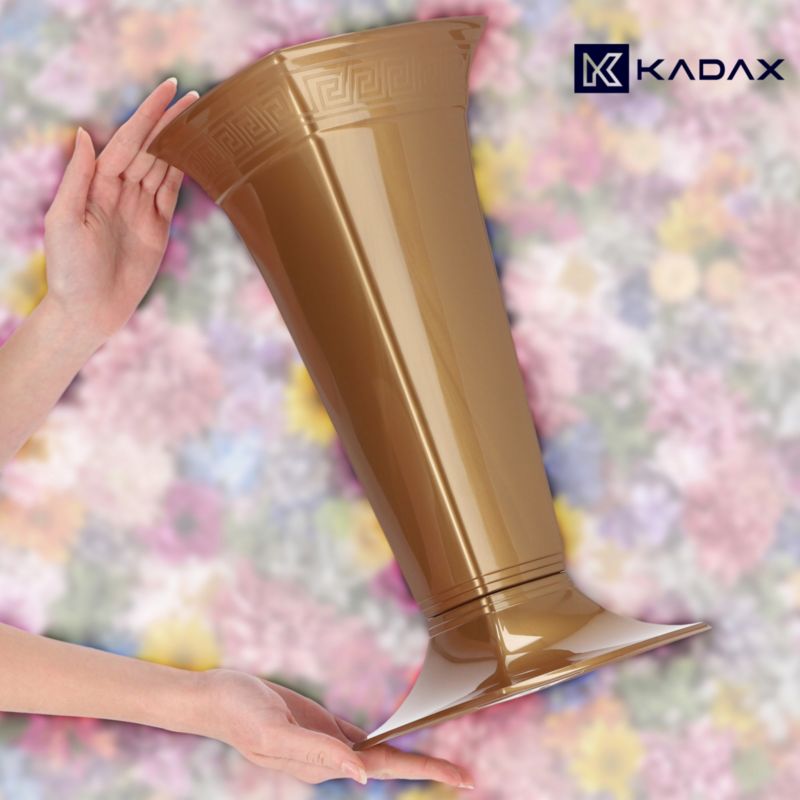 KADAX gravvase plastik 39 cm til blomster – 1 stk.