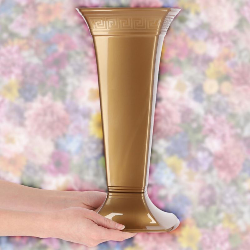 KADAX gravvase plastik 39 cm til blomster – 1 stk.