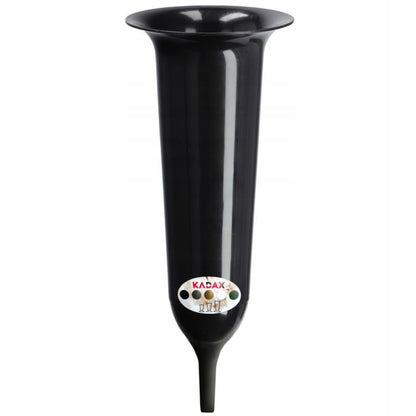 KADAX gravvase med nedstik 35 cm til blomster, sort, 1 stk.