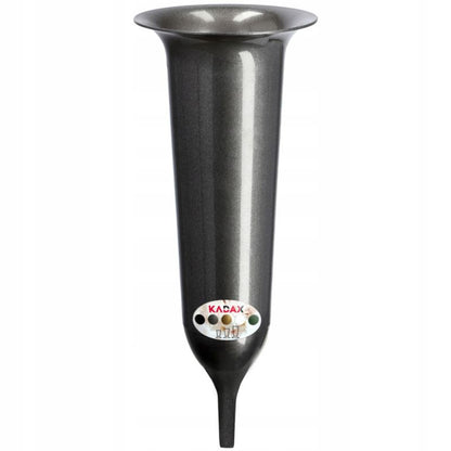 KADAX urne vase til gravsted 30 cm kunstige blomster med indsætningsspids grafitgrå 1 stk.