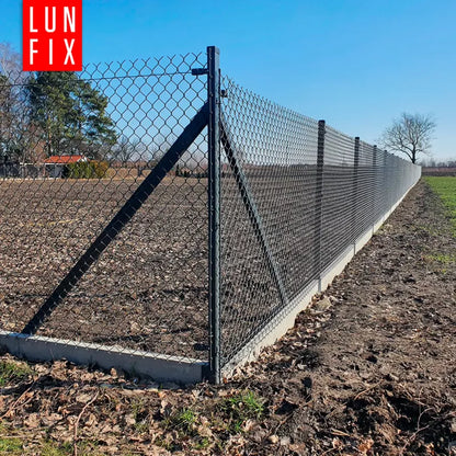 Flethegn 125 cm x 10 m Antracitgrå
