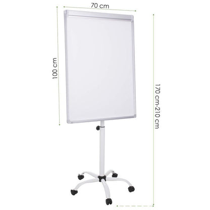 Springos flipchart magnetisk tørretavle 101 x 72 cm, 1 stk.