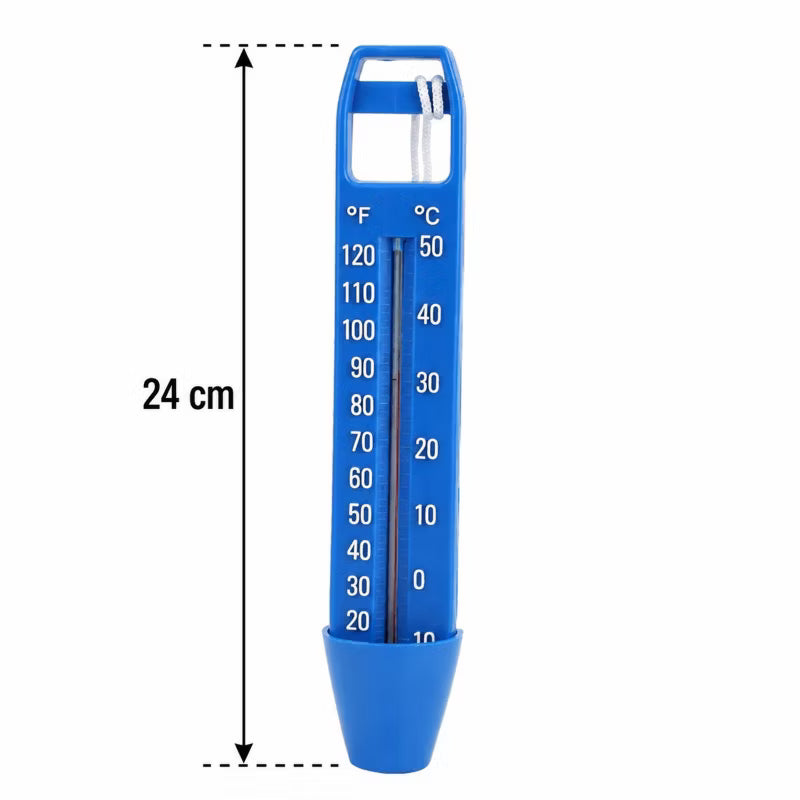 Flydende Pooltermometer 24 cm Blå