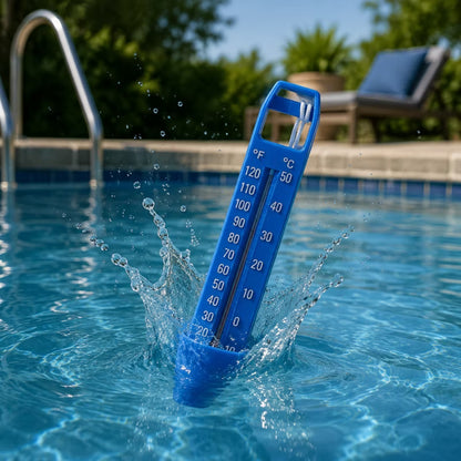 Flydende Pooltermometer 24 cm Blå
