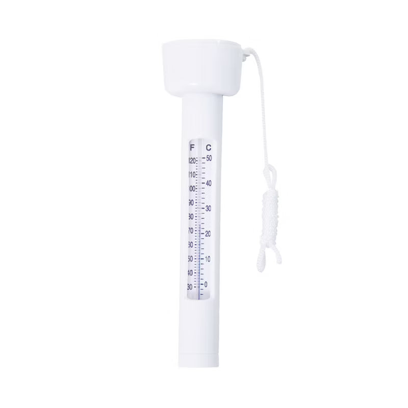 Flydende Pooltermometer 4,5x17,5 cm Hvid