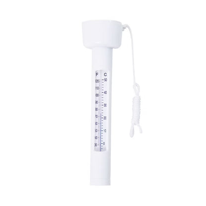 Flydende Pooltermometer 4,5x17,5 cm Hvid