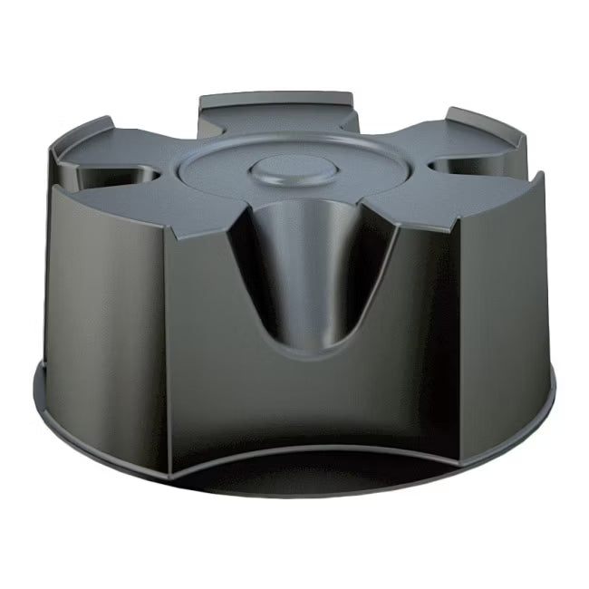 Fod til Regnvandstank Ø51,2x23 cm Sort Plastik