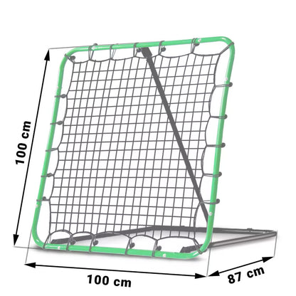 Fodbold Rebounder 100x100 cm Grøn