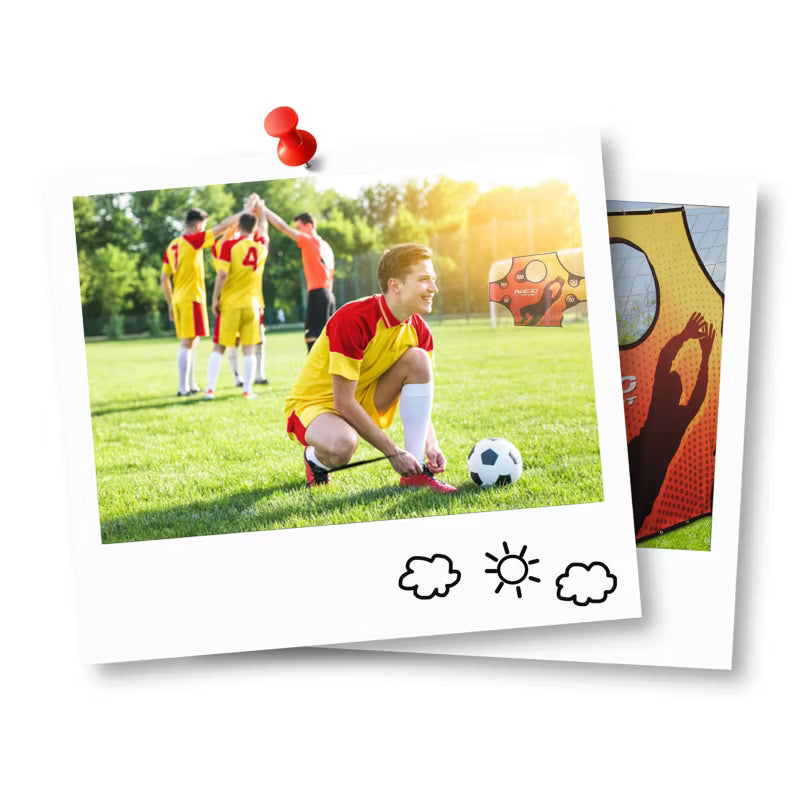Fodbold Rebounder 120x120 cm Grøn NS-459