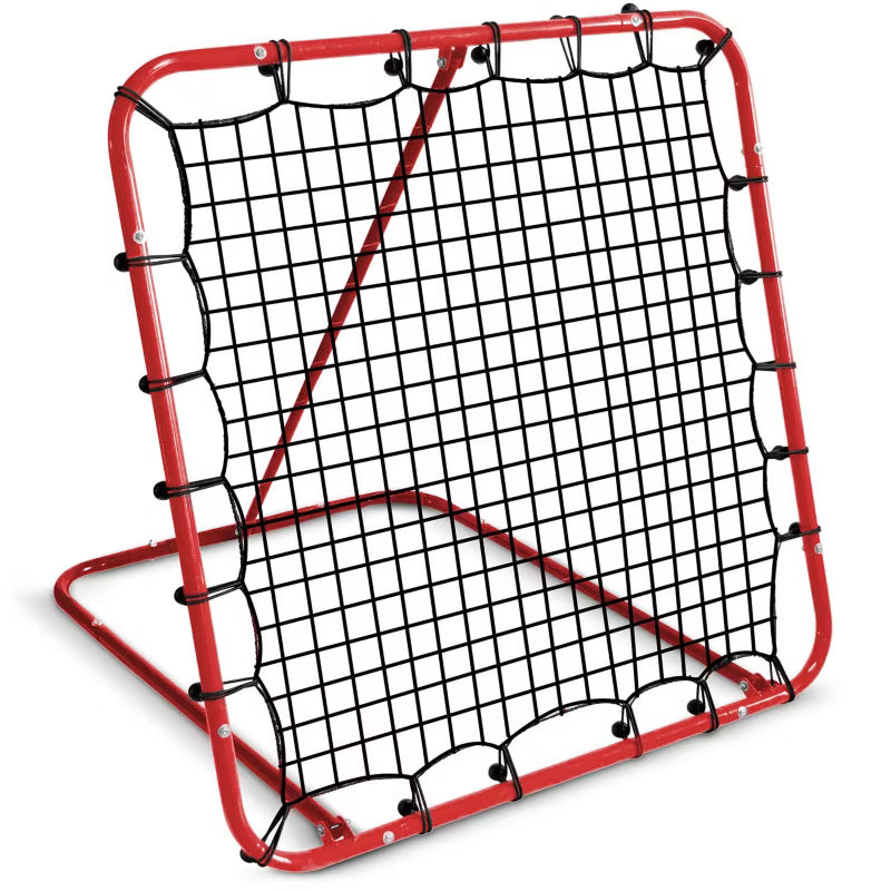 Fodbold Rebounder 120x120 cm Rød