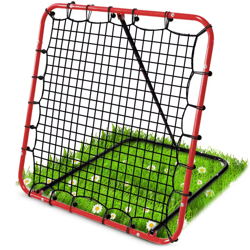 Fodbold Rebounder 120x120 cm Rød