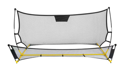 Fodbold Rebounder 210x120 cm Sort Stål