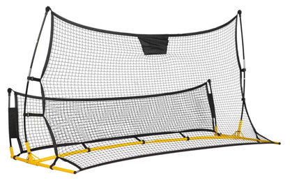 Fodbold Rebounder 210x120 cm Sort Stål