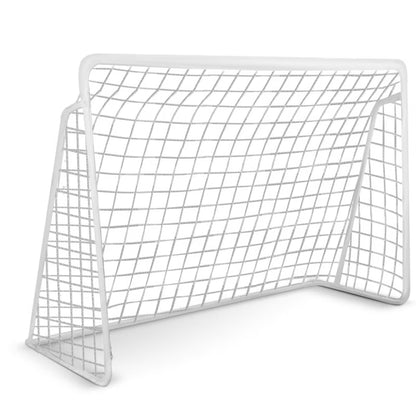 Fodboldmål NS-496 300x200x90 cm Stål Hvid