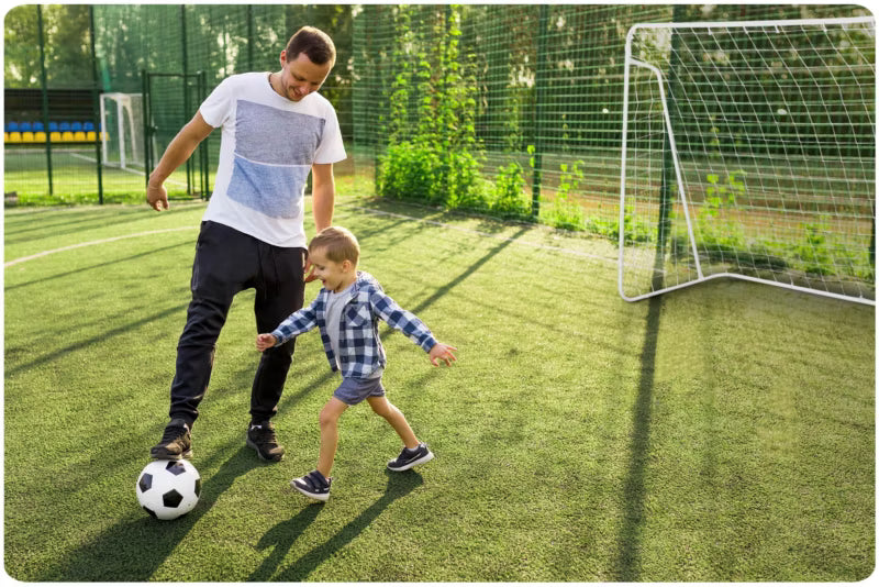 Fodboldmål NS-496 300x200x90 cm Stål Hvid