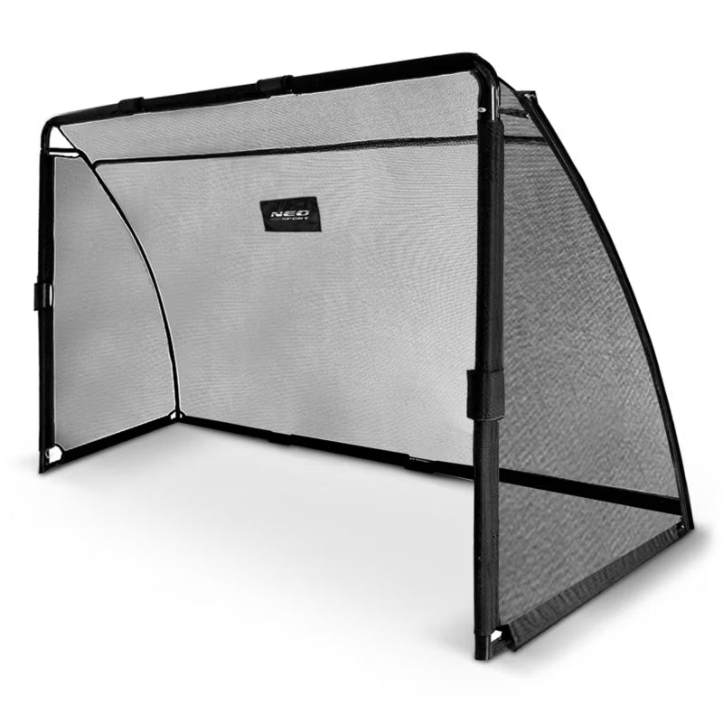 Fodboldmål NS-497 300x200x90 cm Sort Stål
