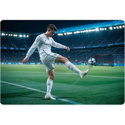 Fodboldmål NS-497 300x200x90 cm Sort Stål