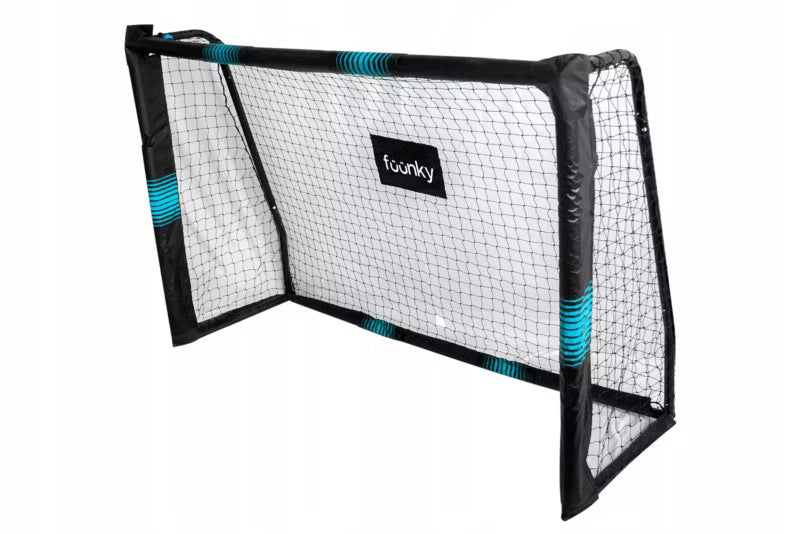 Fodboldmål 180x120 cm Sort Stål