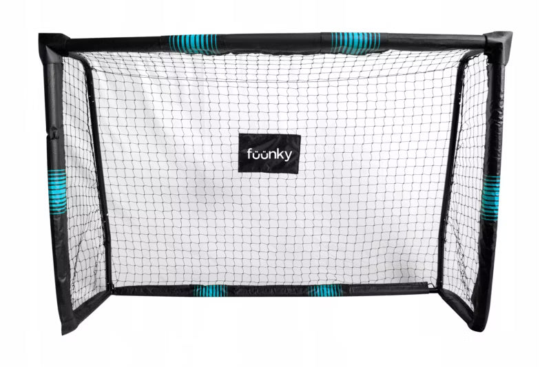 Fodboldmål 180x120 cm Sort Stål