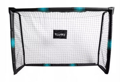 Fodboldmål 180x120 cm Sort Stål